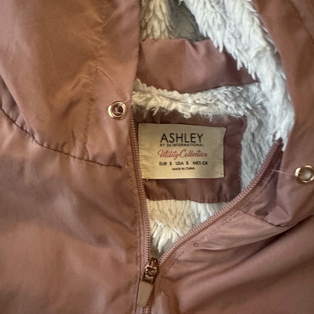 Ashley By 26 International Women's Mauve Utility Jacket